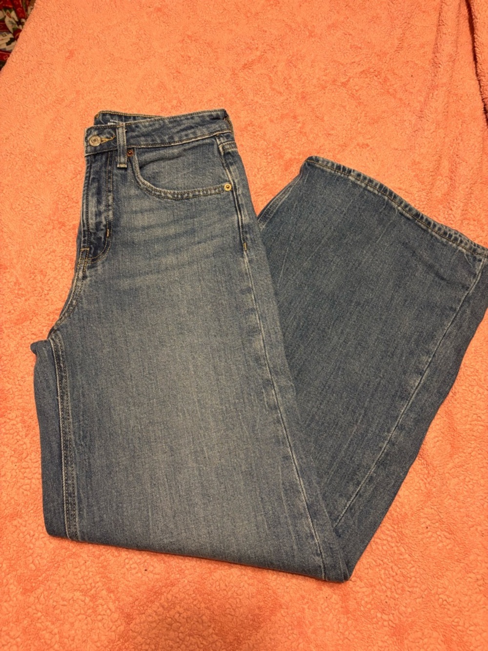 Old Navy extra high rise super wide leg jeans